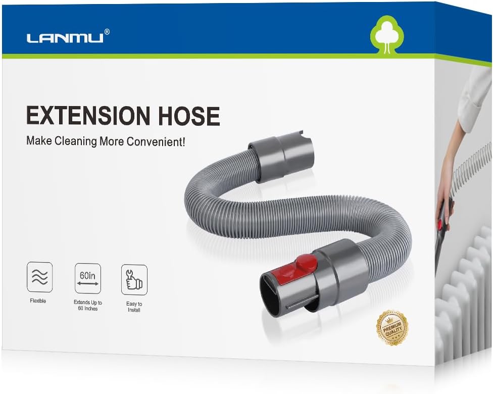 LANMU Flexible Extension Hose for Dyson Vacs