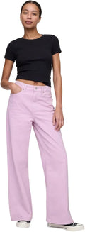 GAP Womens High Rise Wide Leg Jeans - Relaxed, Timeless Fit