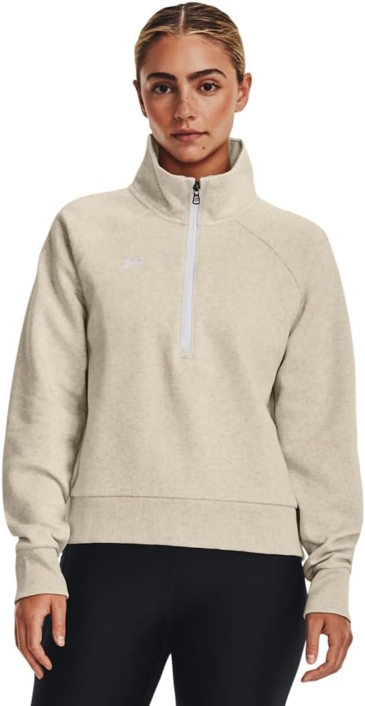 Under Armour womens Rival Fleece Half Zip for Ultimate Comfort