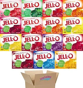 Gelatin Variety Pack with 15 Flavors - Perfect for Any Occasion