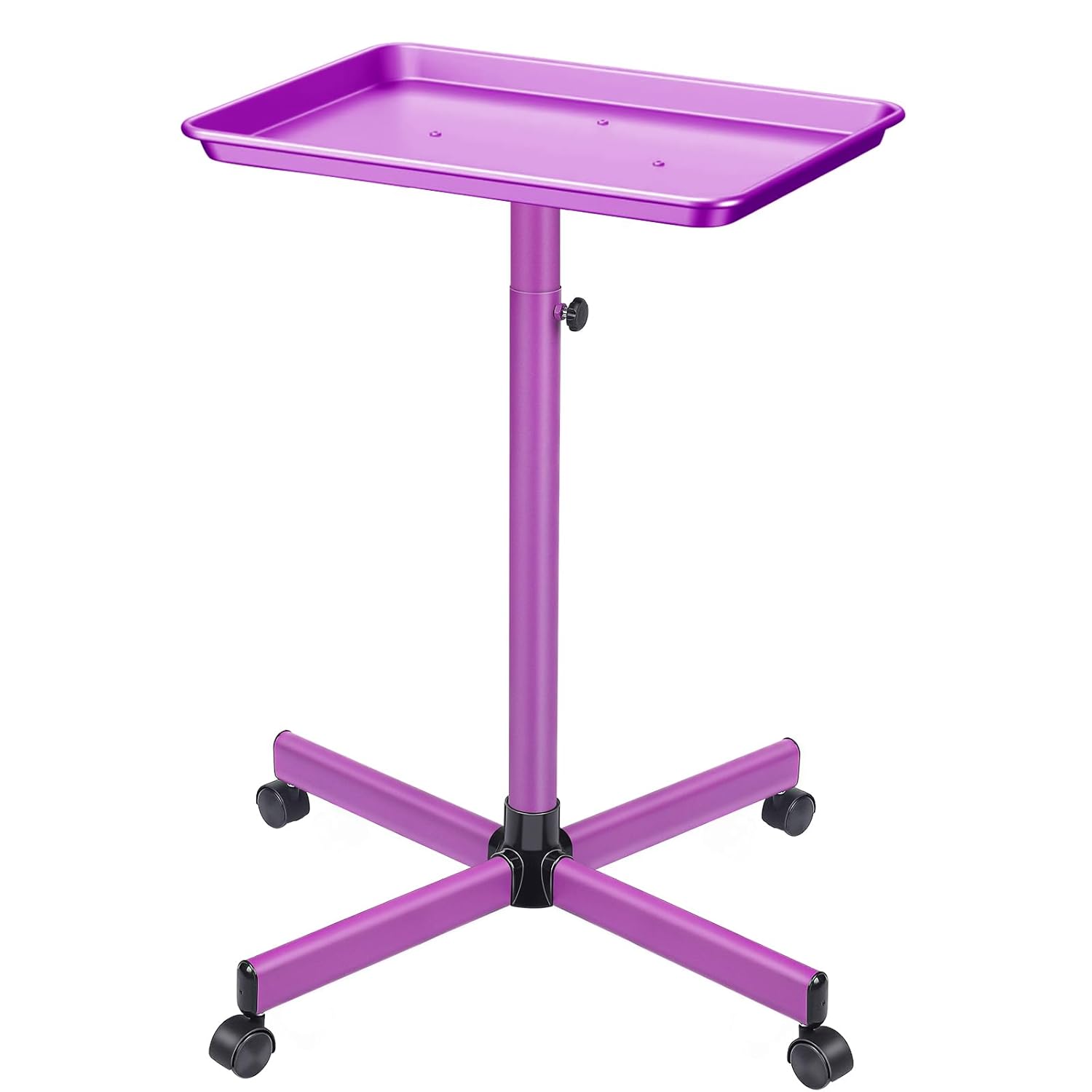 Premium Aluminum Salon Tray on Wheels for Hair Stylists and Barbers