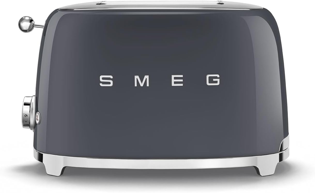Smeg 50fts Style Retro Aesthetic Toaster with Extra Wide Slots