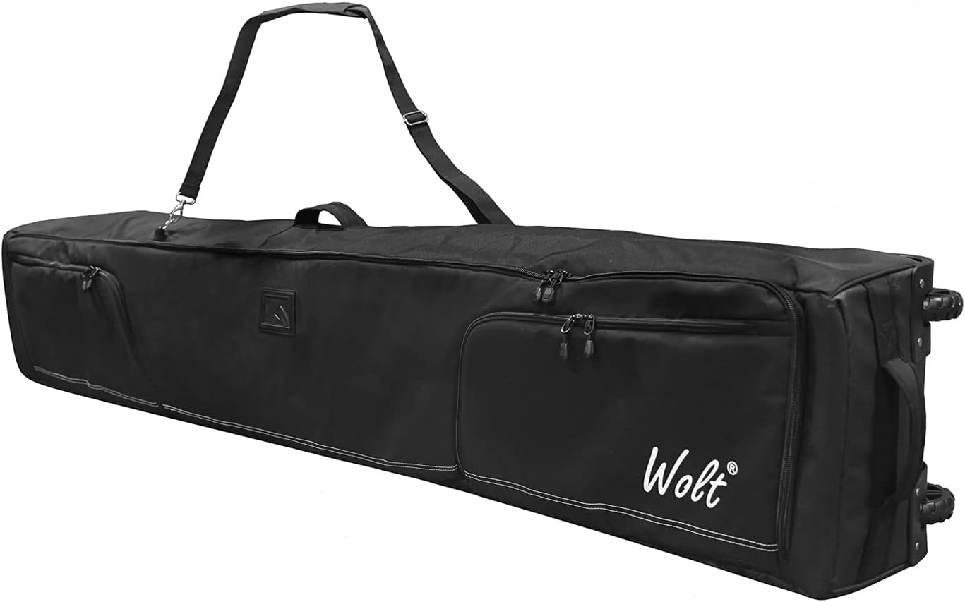 WOLT Padded Ski Bag - Travel with Ease! Fits 2 Pairs 175-190cm
