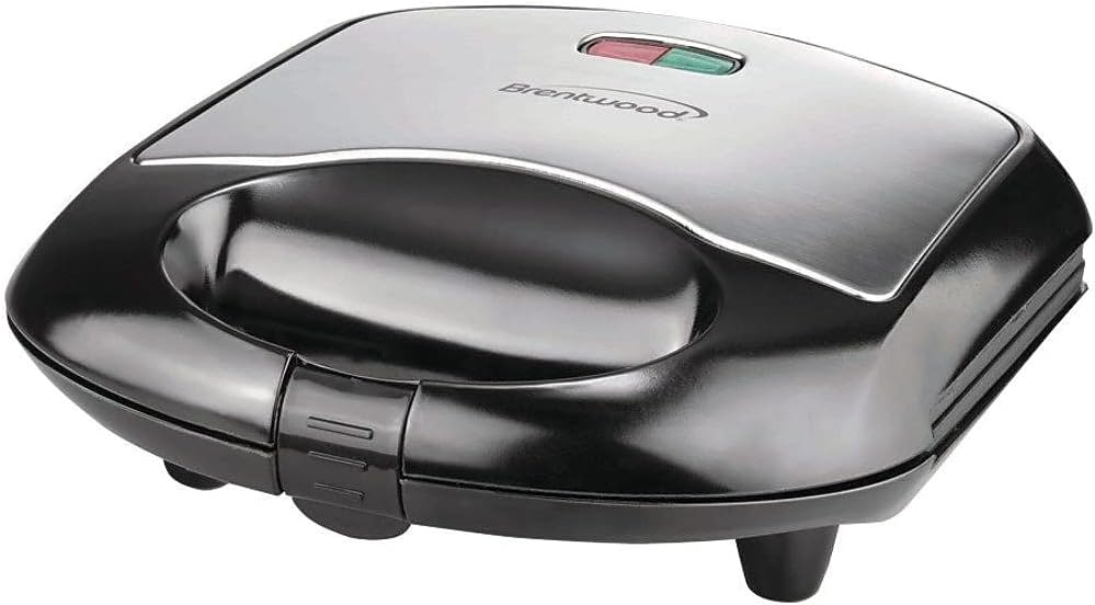 Brentwood Dual Sandwich Maker: Non-Stick Efficiency
