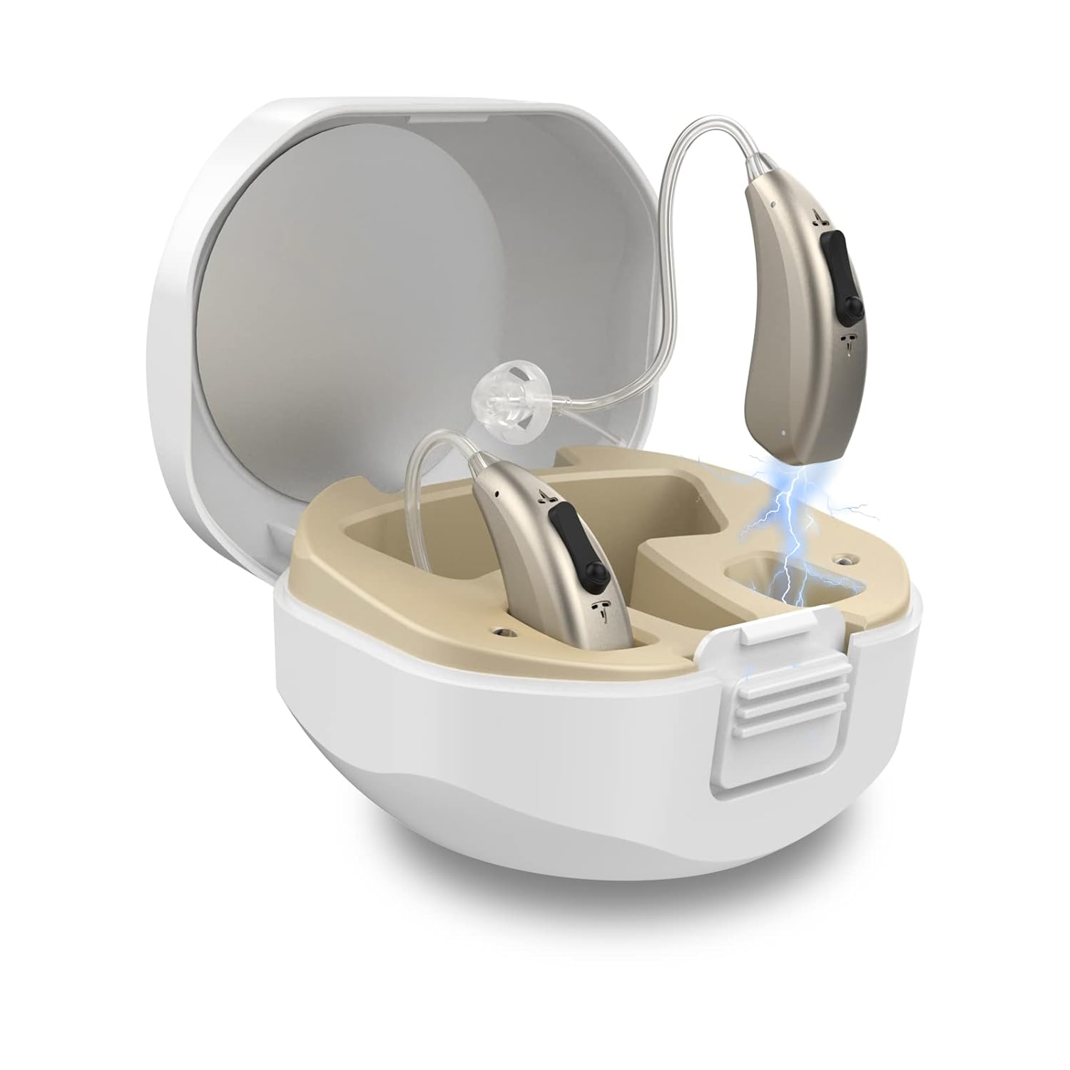 Rechargeable Hearing Aids for Seniors with Noise Cancelling