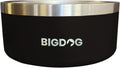 BIGDOG Large Dog Bowls Stainless Steel 100 Ounce - No Spill