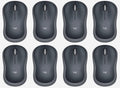 Logitech M185 Wireless Mouse Pack of 8 - Reliable, Comfortable Bulk