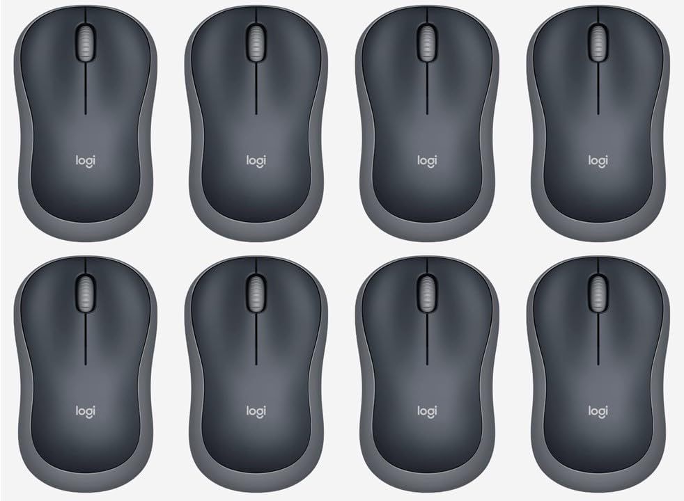 Logitech M185 Wireless Mouse Multi-Pack for Schools and Offices