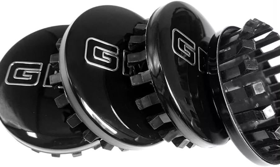 4X Black Wheel Hub Cap Center Cap for Canyon, Sierra 1500, Yukon