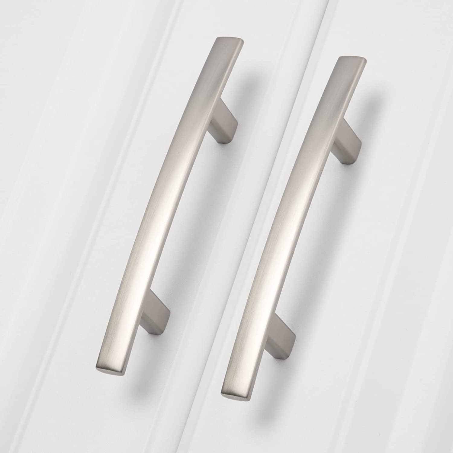Modern 3 Inch Cabinet Handles 30 Pack Brushed Nickel Pulls