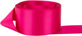 Double Faced Satin Ribbon 4in Shocking Pink - Premium Gloss Finish