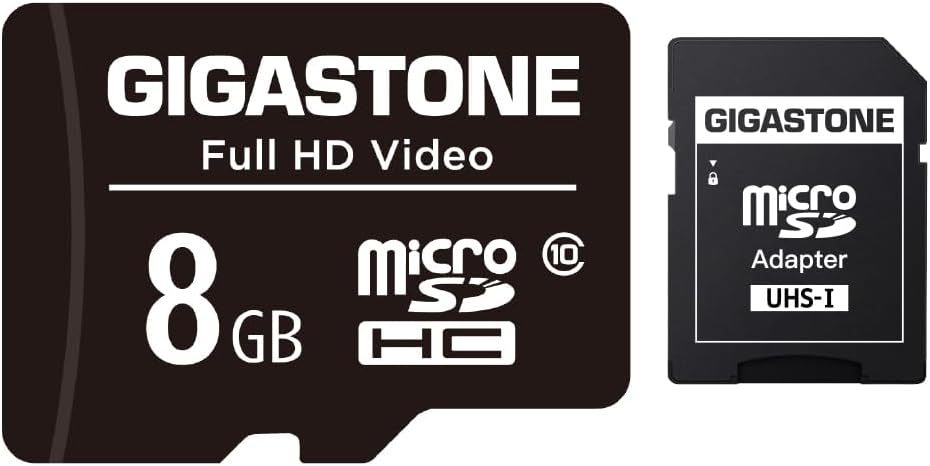 Gigastone 8GB Micro SD Card: High-Speed Video & Security