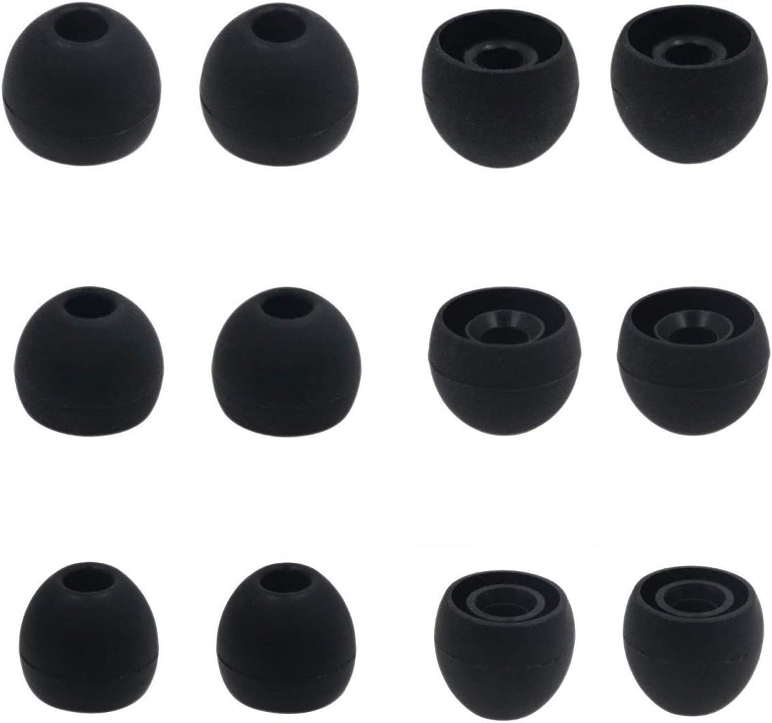 Silicone Ear Tips for Sony MDR Series - 6 Pairs
