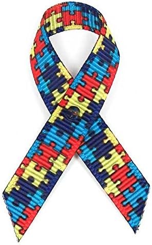 Support USA 250 Autism Fabric Awareness Ribbons for Causes