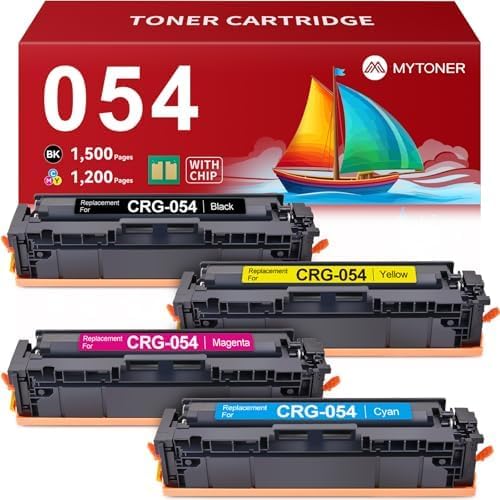 MYTONER 054 Toner Cartridge Set for Canon Printers - High Yield