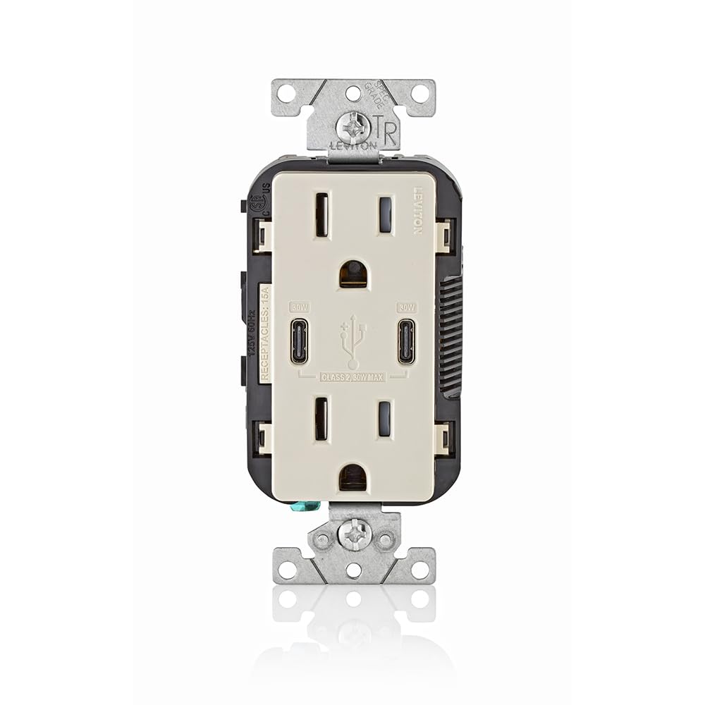 Leviton T5635-T 30W USB Dual Type-C In-Wall Charger Review