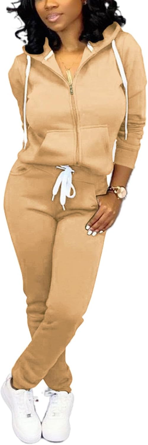 Nimsruc Jogging Suits for Women - Stylish 2 Piece Casual Set