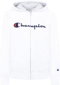 Champion Boys Fleece Hooded Zip Up Sweatshirt Hoody - Soft, Durable