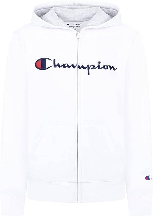 Champion Boys Fleece Hooded Zip Up Sweatshirt for Kids Wear