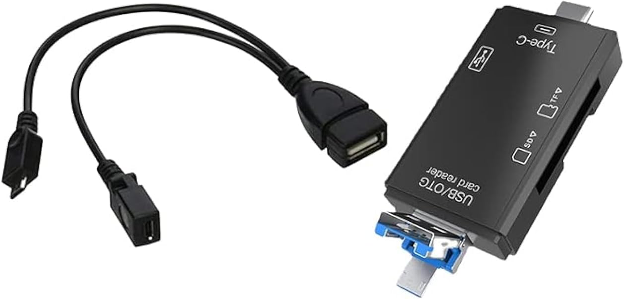 3-in-1 OTG Card Reader: Expand Storage Easily