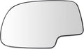 TRQ Driver Side Power Mirror Glass Compatible with 1999-2007 GM Trucks