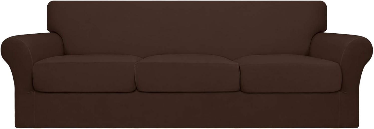 Oversized Stretch Soft Couch Cover for Dogs - Easy-Going 4 Pieces