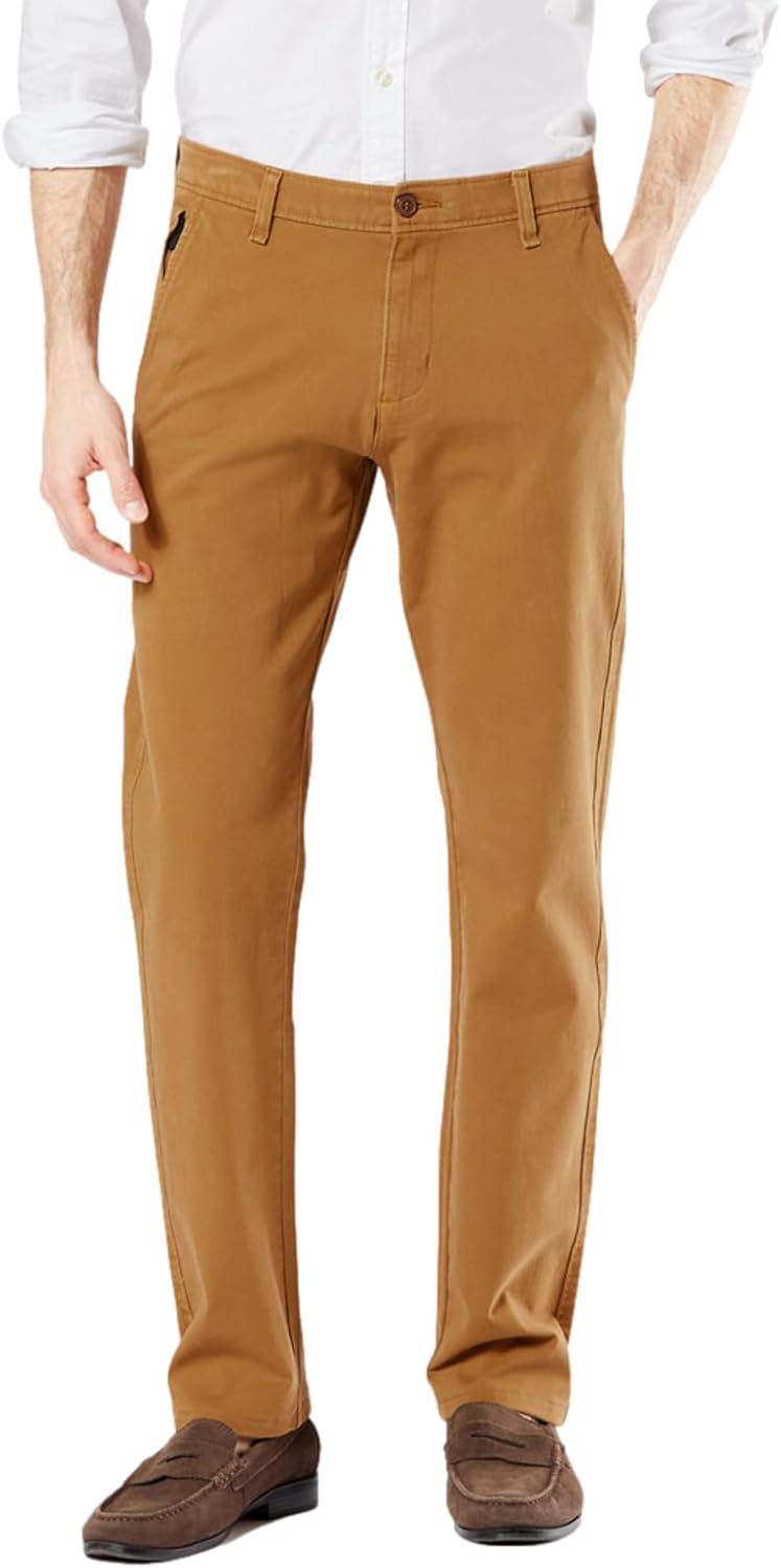 Dockers Men's Relaxed Fit Comfort Khaki Pants for Everyday Wear