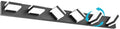 SOLFART Black Vanity Light 6-Light LED Bathroom Fixture - Dimmable