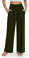 Gracyoga Wide Leg Pants for Women High Waisted Flowy Lounge Pants