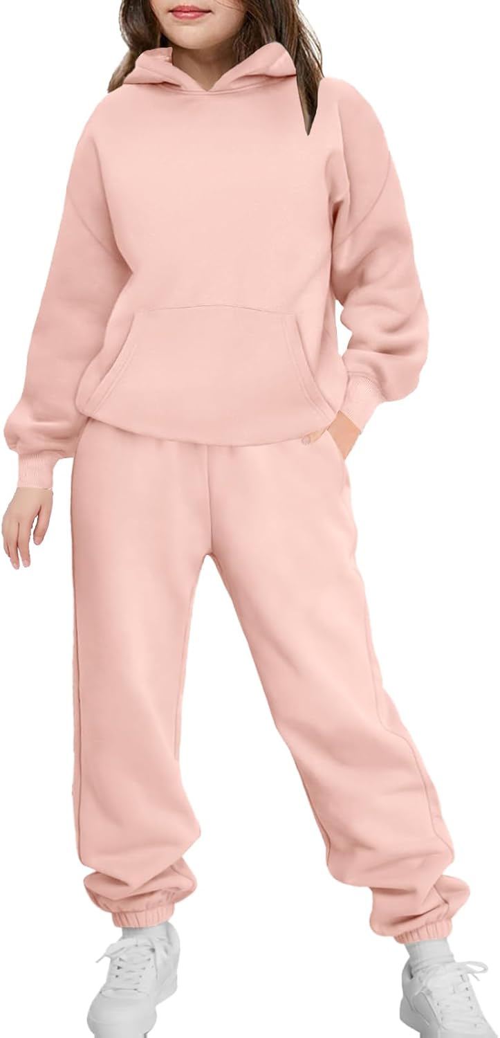 Arshinet Girls 2 Piece Outfits Hoodie Sweatsuit Sets for Fall