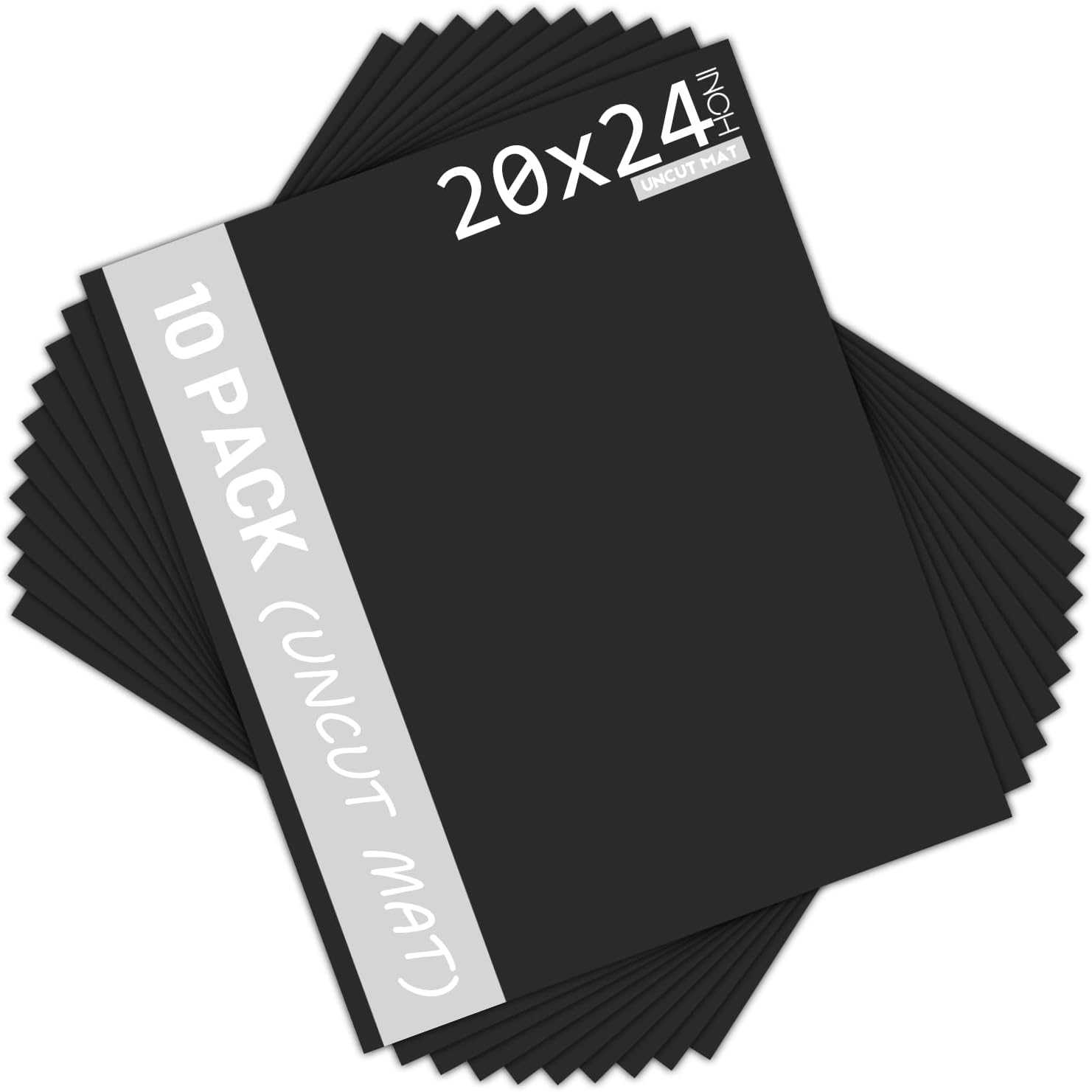 20x24 Black Uncut Mat Boards for Crafts and Photo Frames