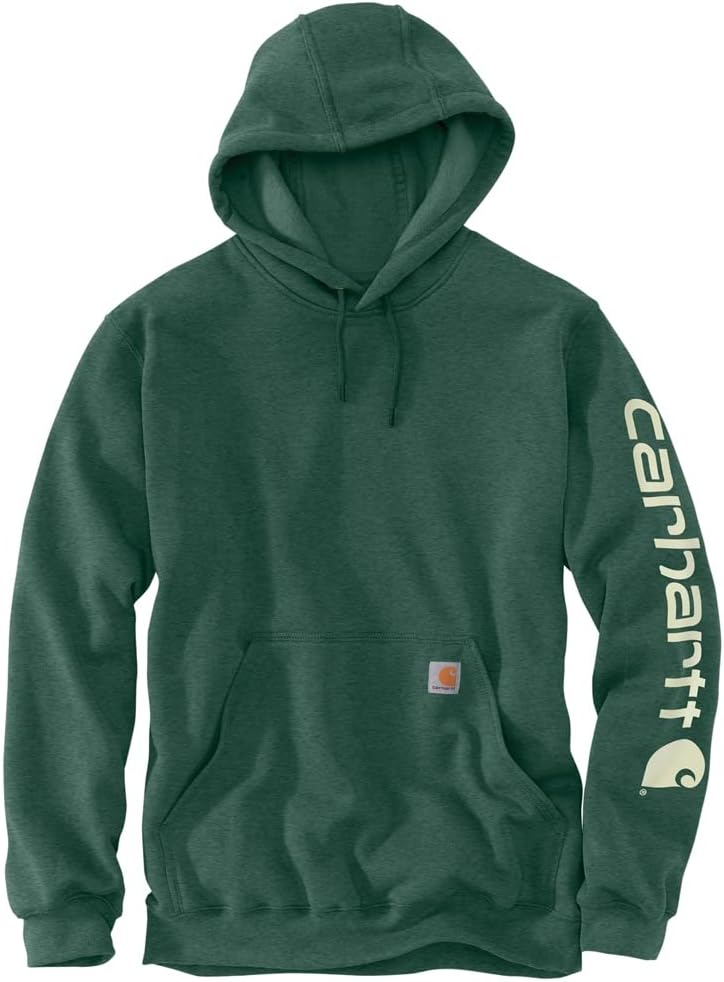 Carhartt Men's Loose Fit Midweight Logo Sleeve Graphic Sweatshirt