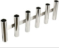 Stainless steel 6 Tube Fishing Rod Rack - Wall Mounted Rod Holder