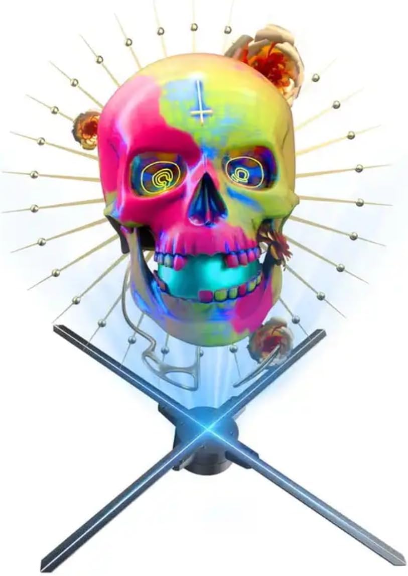 GIWOX 3D Hologram LED Fan: Stunning Visuals Anywhere!