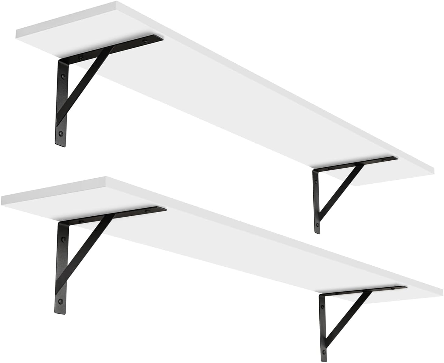 DINZI LVJ Long Wall Shelves Set of 2 for Stylish Storage