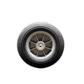 10in x 3in Flat Free Hand Truck Dolly Wheel - Semi-Pneumatic