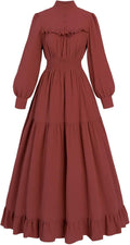 Nuoqi Victorian Dress for Women - Elegant Edwardian Costume