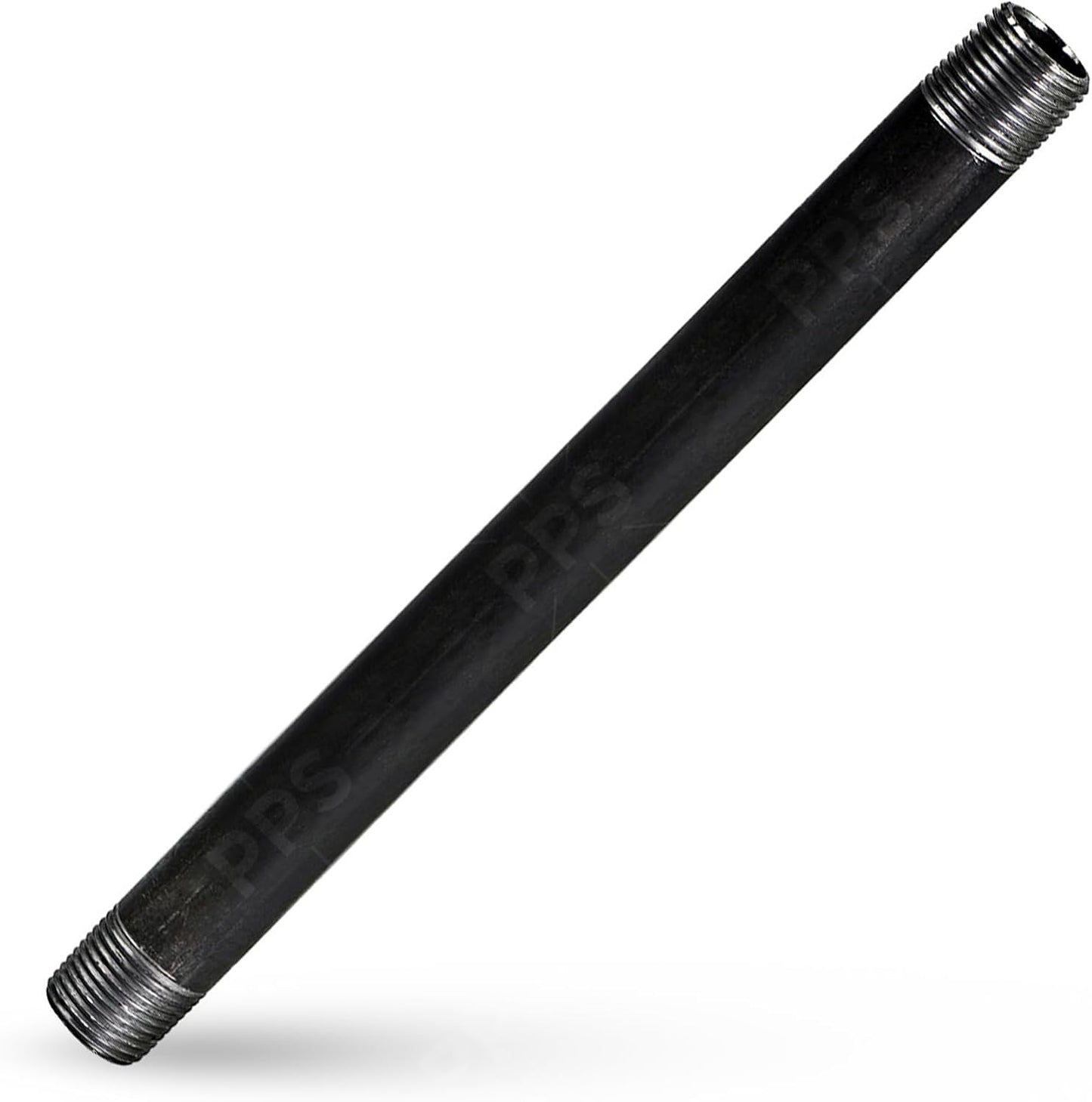 3/4 x 72 Inch Black Steel Pipe for DIY Furniture and Shelving