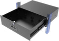 3U Server Cabinet Case 19 Inch Rack Mount Lockable Drawer - Compact