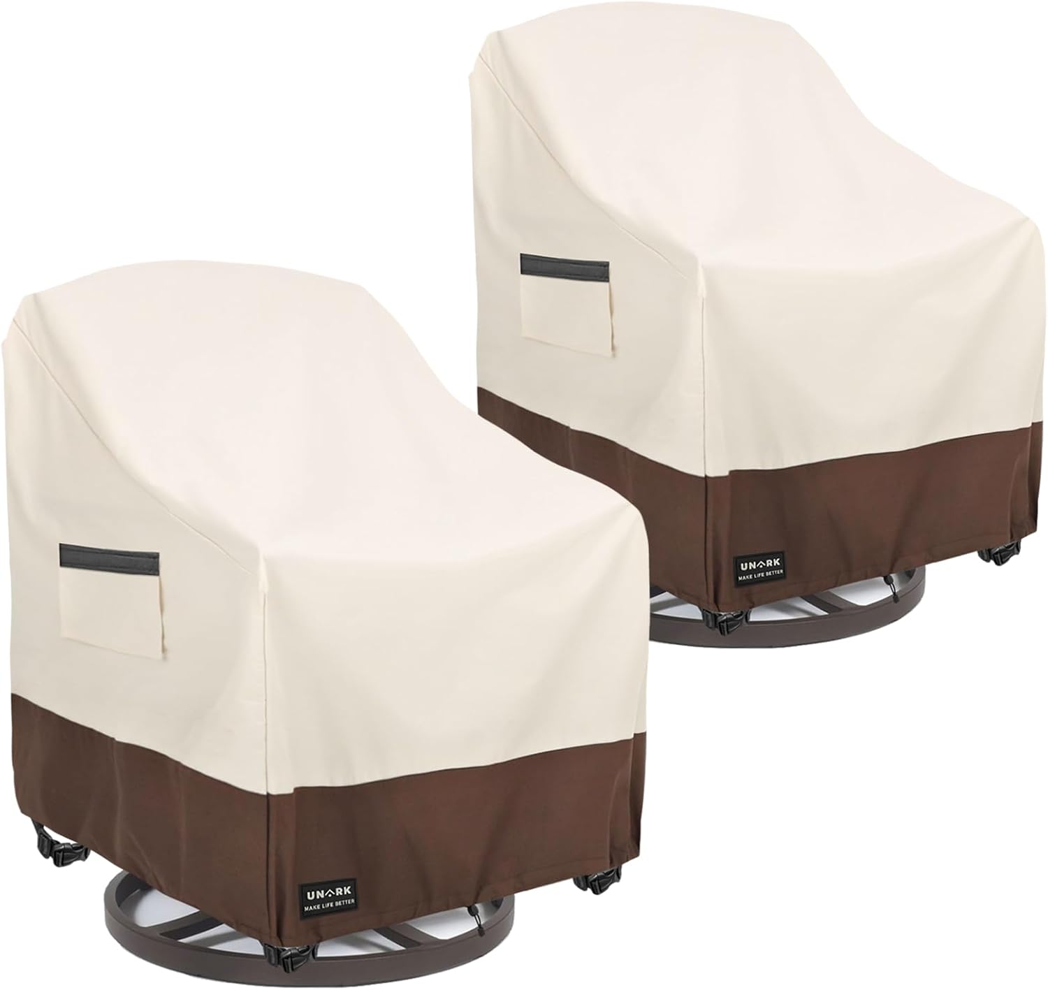 Outdoor Swivel Chair Covers Waterproof for All Weather Protection