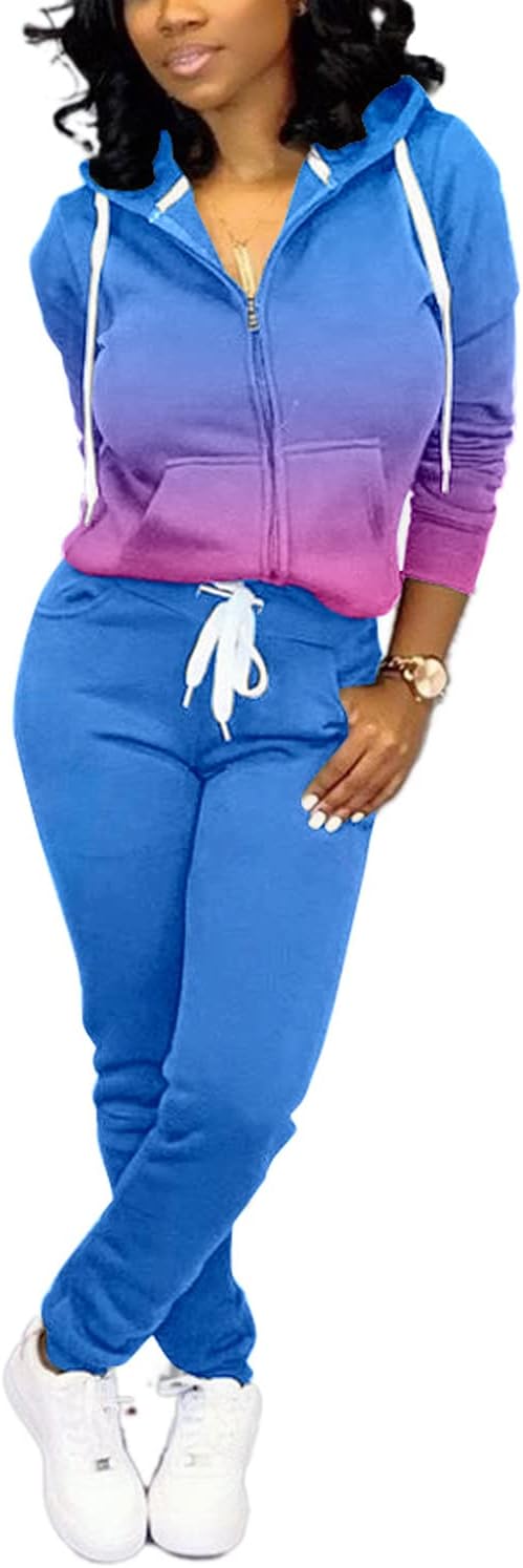 Trendy Two Piece Outfits for Women Casual Tracksuit Set