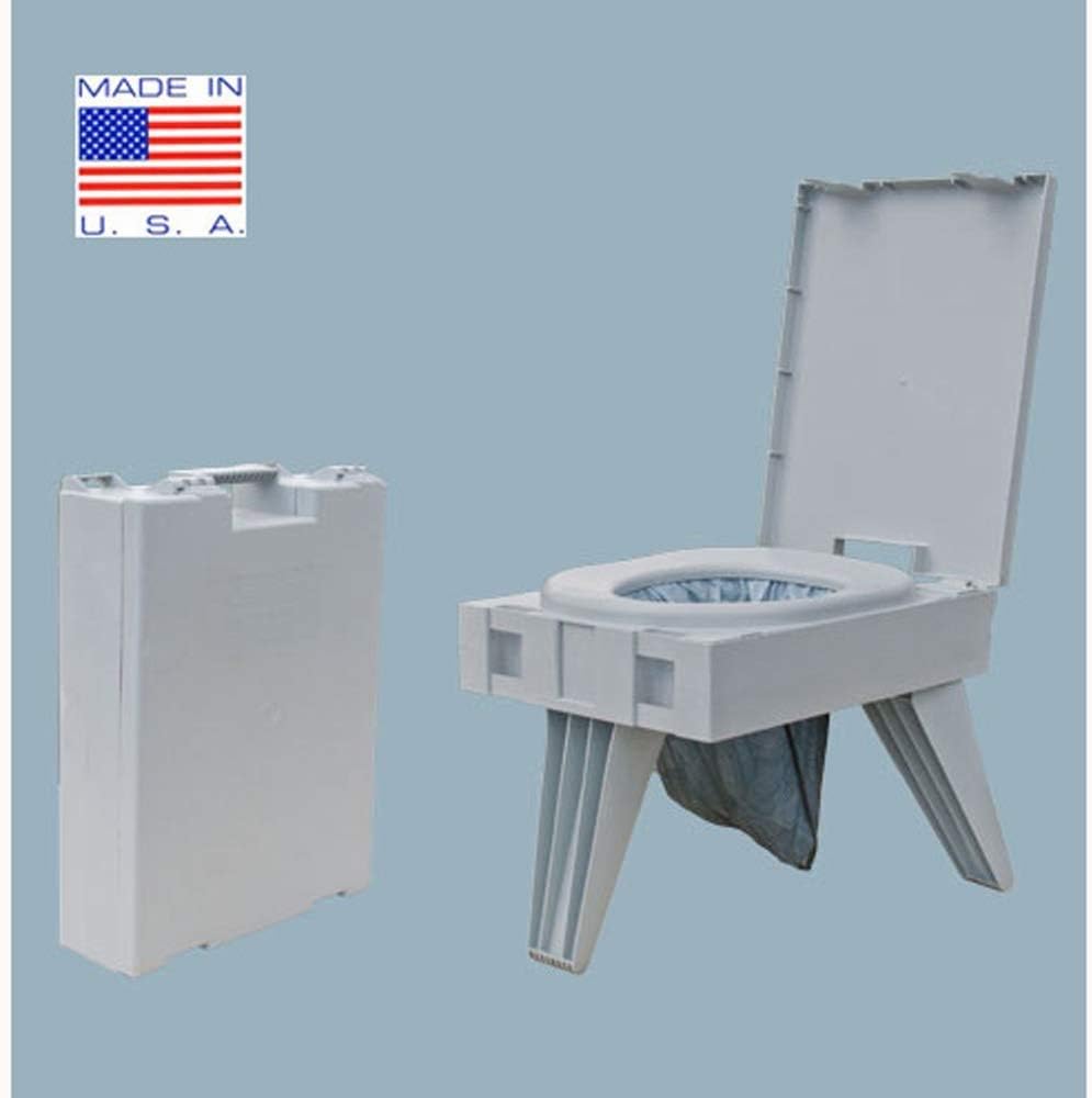 Portable Camping Toilet Set - 3 Bonus Kits Included!