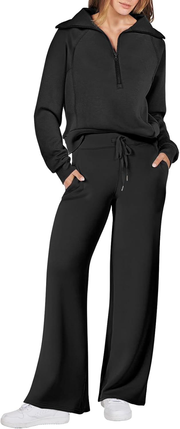 Stylish ANRABESS Women 2 Piece Outfits for Fall Travel Comfort