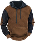 Aztec Ethnic Graphic Hoodie for Men - Casual Fall Pullover