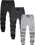 Boys Girls Joggers Cargo Pants with Zipper Pockets - Casual School put