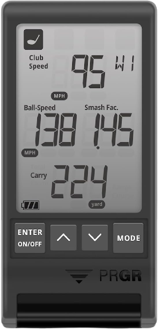 HS 130-A Portable Golf Launch Monitor for Accurate Swing Data