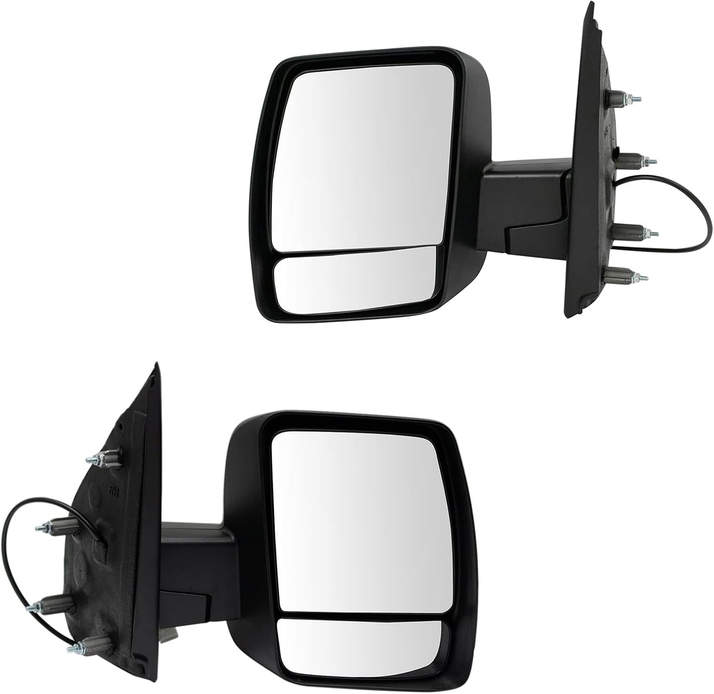 TRQ Driver & Passenger Side Mirror Set for Nissan NV2500 NV3500