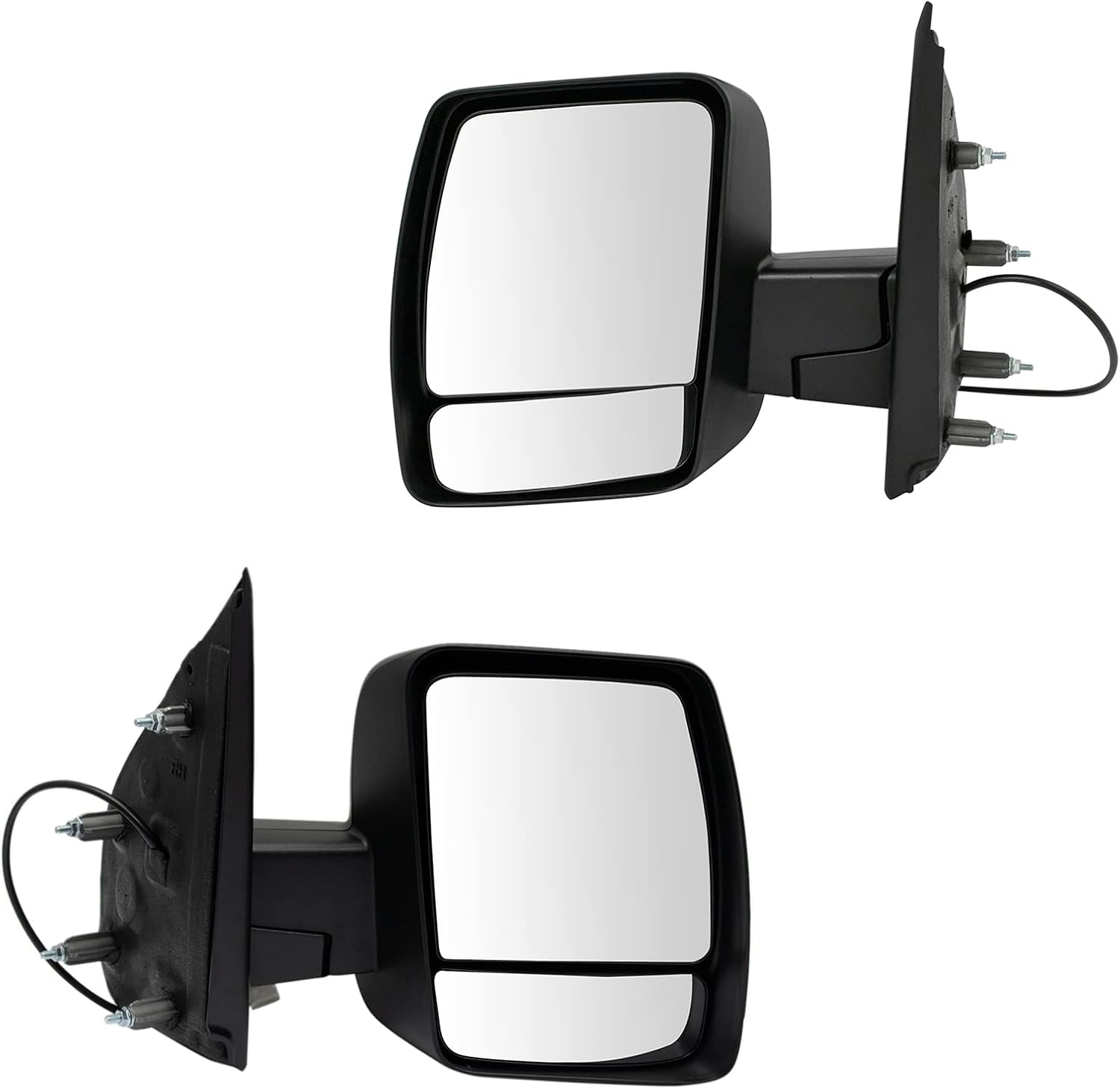 TRQ Driver & Passenger Side Mirror Set for Nissan NV2500 NV3500