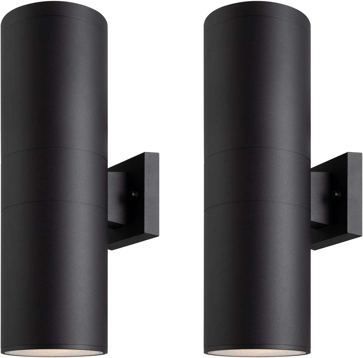 Modern Outdoor Porch Light 18in Waterproof Wall Sconce 2 Pack