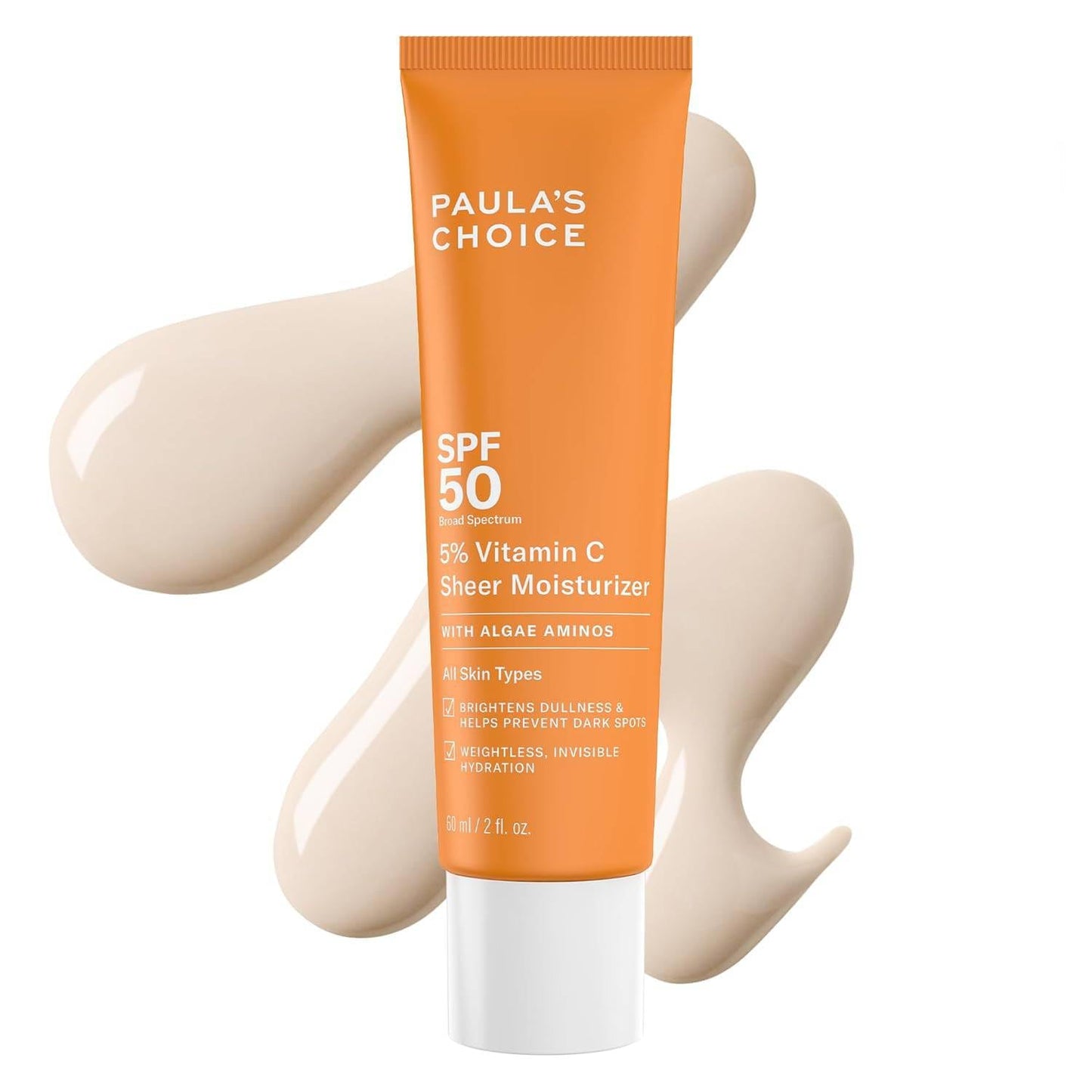 Paula's Choice 5% Vitamin C Sheer Sunscreen for Face, SPF 50